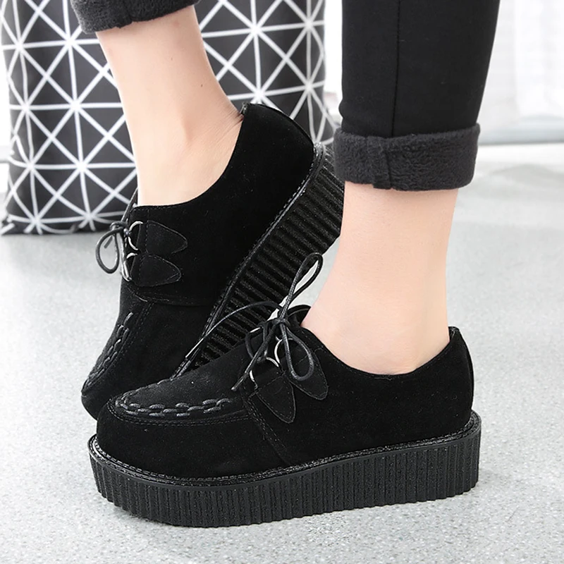

Spring autumn casual shoes women shoes women platform shoes women flat shoes laces Zapatos Planos De Mujer Cordon Mujer Cordones