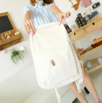 

yesetn bag 060317 new fashion lady small lace backpack school bag
