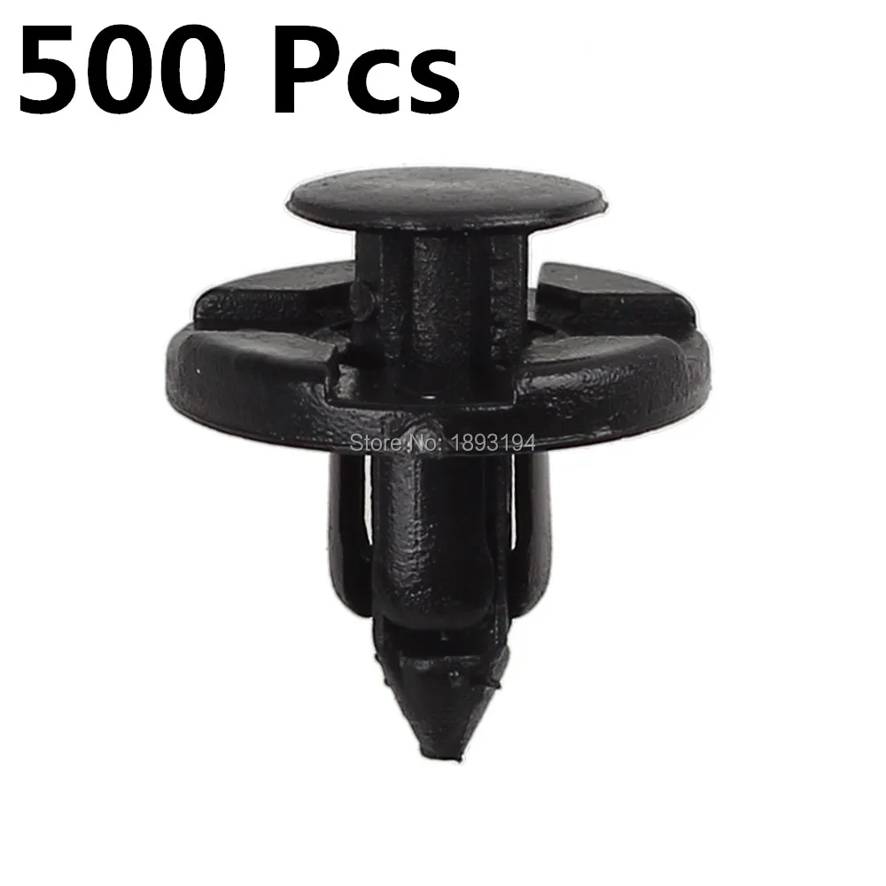 500 Pcs / Set Auto Bumper Mudguard Special nylon Rivet Fastener Car