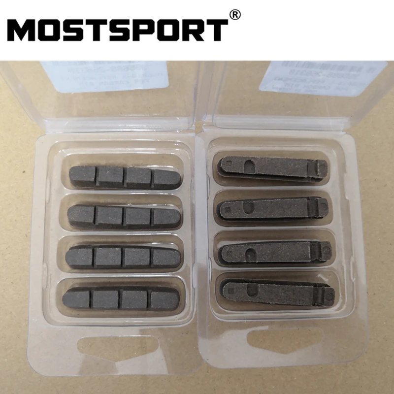 

Brake Pads For Carbon Rims/Wheels Shimano/Campy Top Quality To Stop and Low Temperature Brake MSBP18 MADE IN TAIWAN