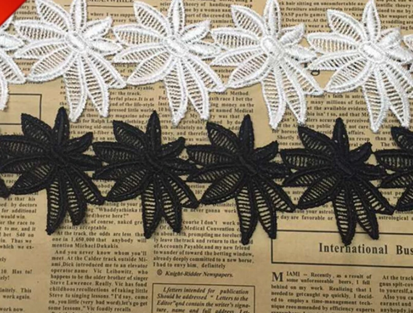 Hot Sale Sewing Craft Crochet Scallop Shape Net Lace Trim High Quality Clothes Embroidered Applique Decorative Ribbon