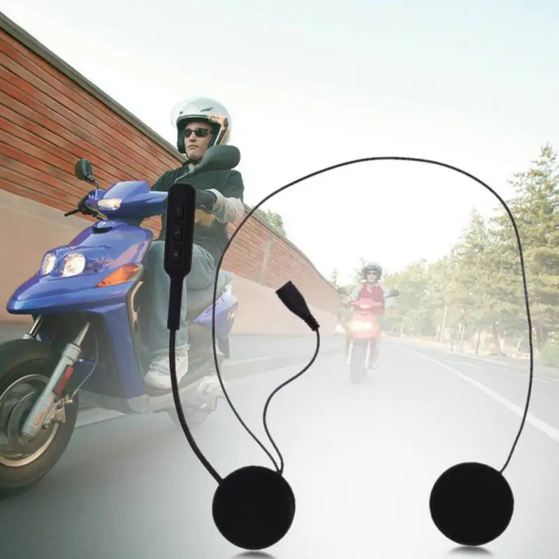 New Motor Wireless Bluetooth Headset Motorcycle Helmet Bluetooth 4 1 Earphone Headphone Speaker Handsfree Music For Smartphone