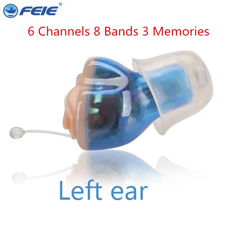 New invention 2019 cic programable Hearing Aid Hear Amplifier Adjustable Tone intracanal 6 Channel