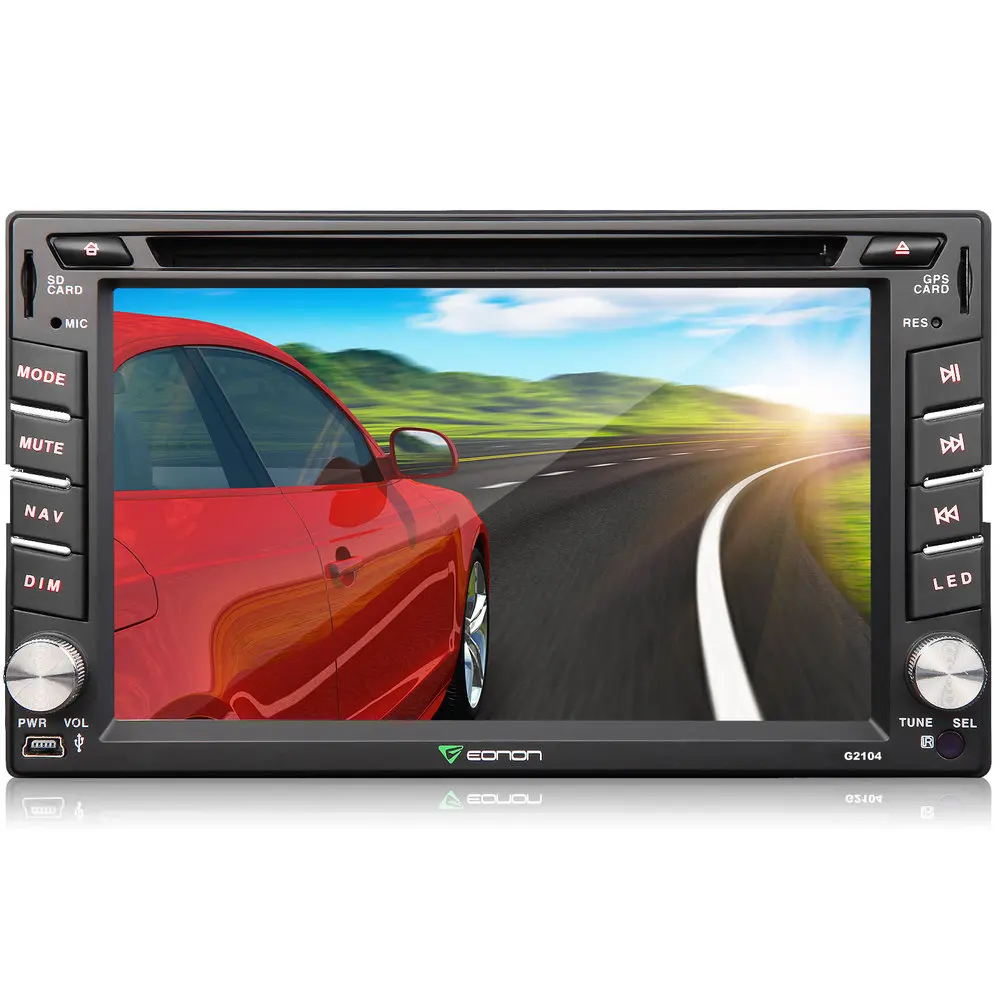 Eonon G2104 6.2" Universal 2Din Car DVD GPS Navigation Double Din Car