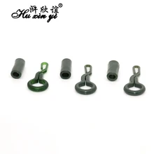 HXY 20 шт. зажимы для задней части и силиконовый рукав фиксирующая трубка для ловли карпа Конвертация свинцовых весов рукава сома аксессуары