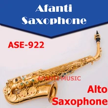 Afanti Music Eb tone / Brass body / Gold finish Alto Saxophone (ASE-922)