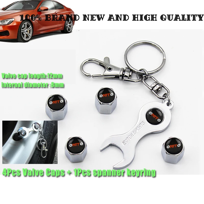 

key chain +4pc Car Tire Valve Caps Air Tyre Stems Cover for bmw benz vw audi Lexus Kia Hyundai Nissan VW toyota Mazda Volvo
