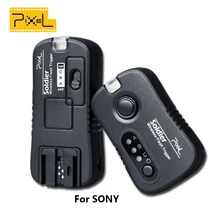 Pixel TF-373 Soldier Wireless Grouping Flash Trigger Flash Remote Shutter For SONY 1 Transmitter + 1 Receivers