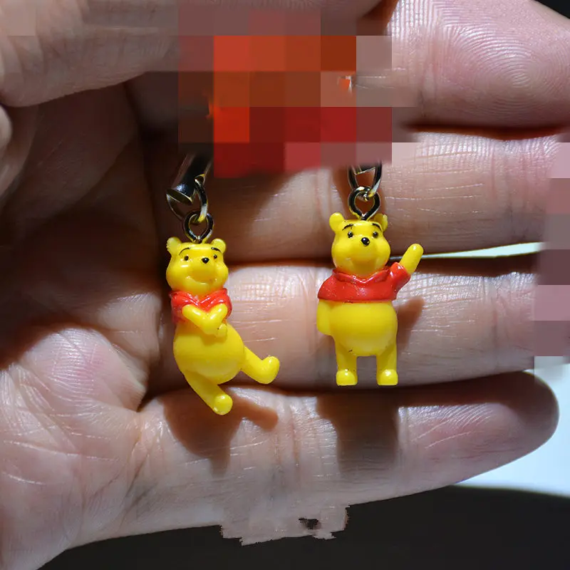 

60piece 2cm cute bear very small Action figure toys Adorable Piglet friends Collectible Model DIY materials toys pendant toys