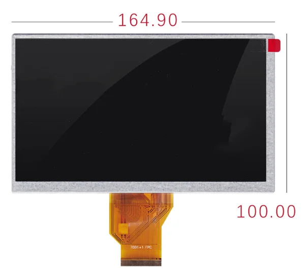 

7-inch LCD screen resistance capacitive screen 7DD1+1 FPC 20000938 AT070TN92 V.X at070tn90v.1, free delivery.