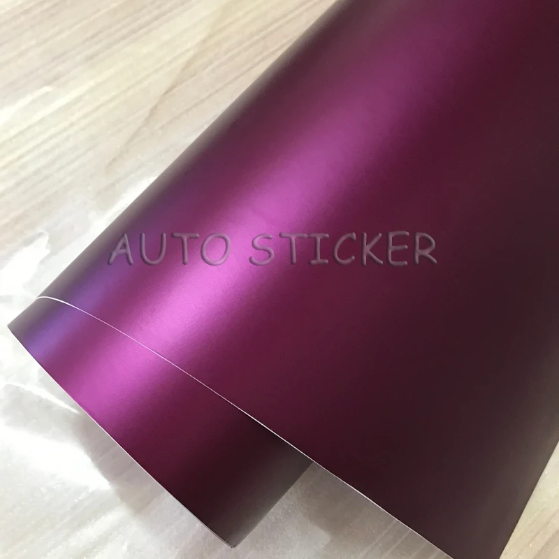 dark purple matte metallic satin car wraps car sticker 3