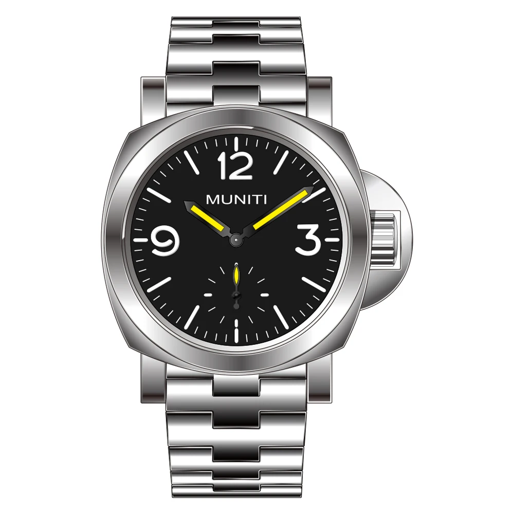 

MUNITI Luxury Brand Analog sports Wristwatch Men's Quartz Watch Business Watch sinple design Men Watch