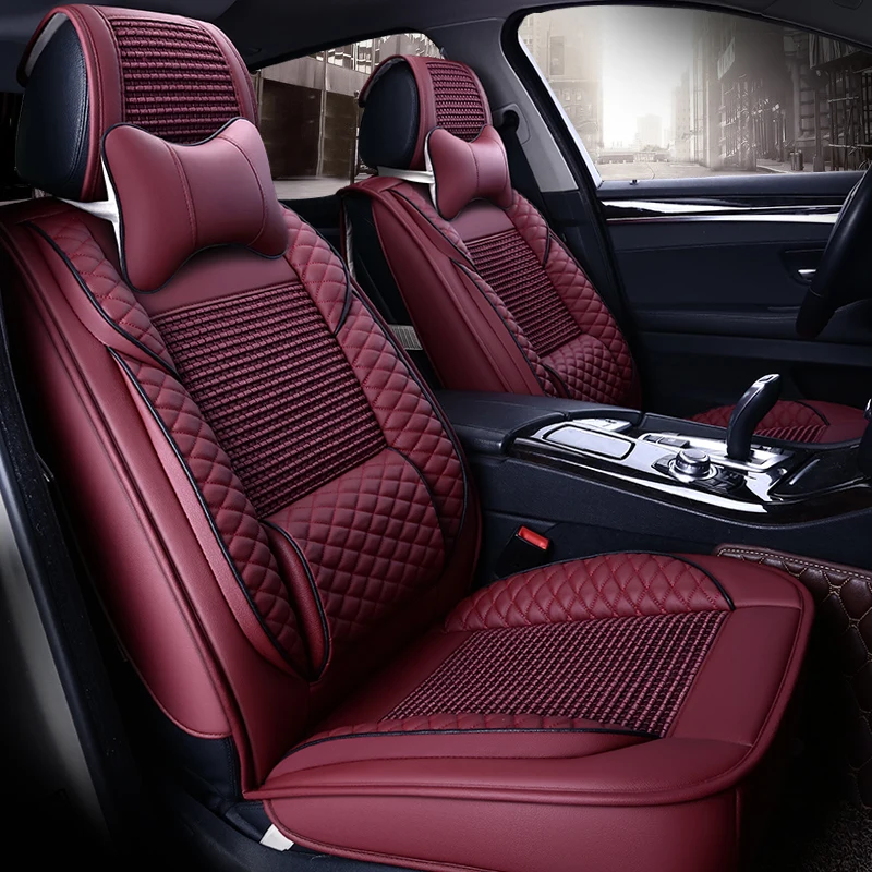 Summer Leather Seat Covers for Suzuki Alto Jimny Swift sport SX4 Vitara