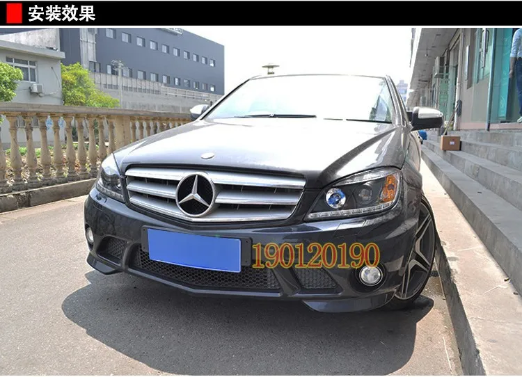 JGD абсолютно стиль для Benz W204 C180 C200 C220 C230 светодиодный налобный фонарь 2007-2010 Биксеноновая фара светодиодный DRL Автомобильные фары