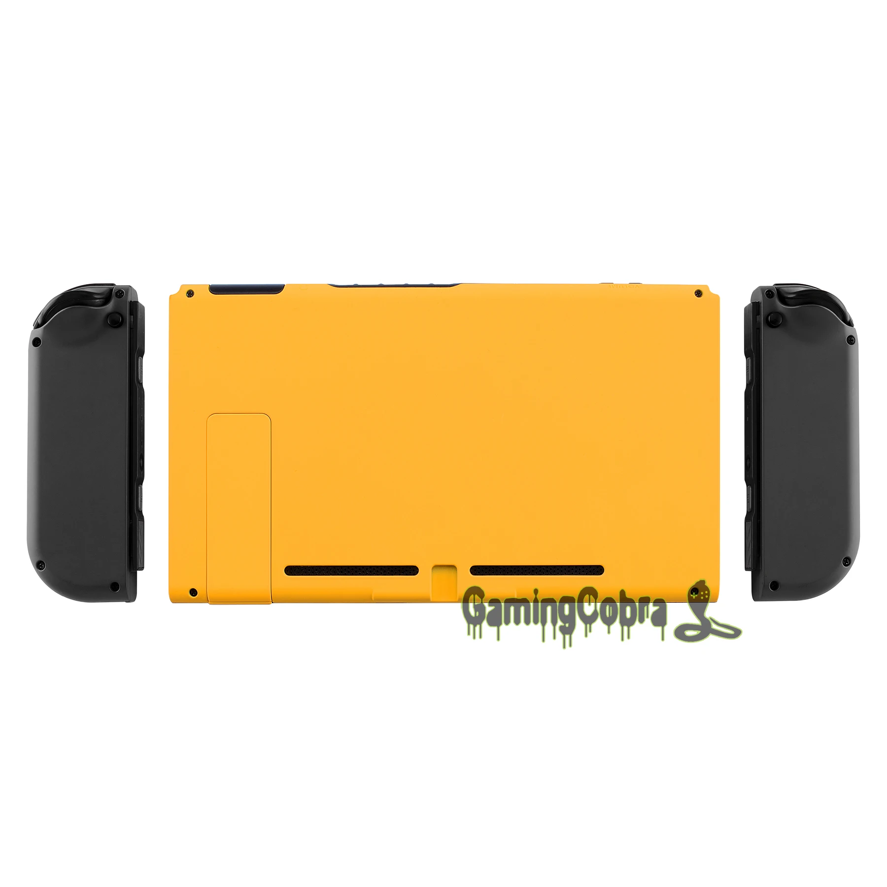 Traseira de Substituição Habitação para Nintendo Console do Switch Soft Touch Grip Cautela Amarelo Console Placa Case Shell w - Kickstand Zp305 - Image 6