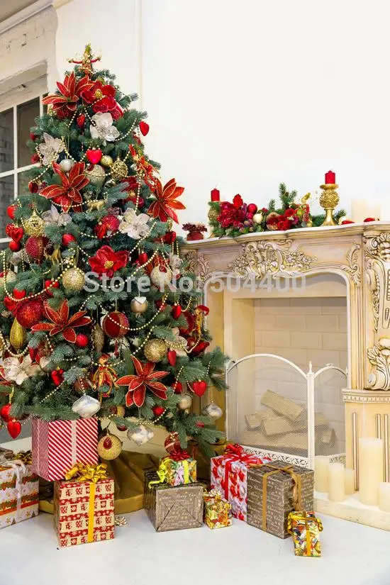 

5x10ft Custom Photography Backdrops Prop Digital Printed Christmas day Photo Studio Background XT-2143