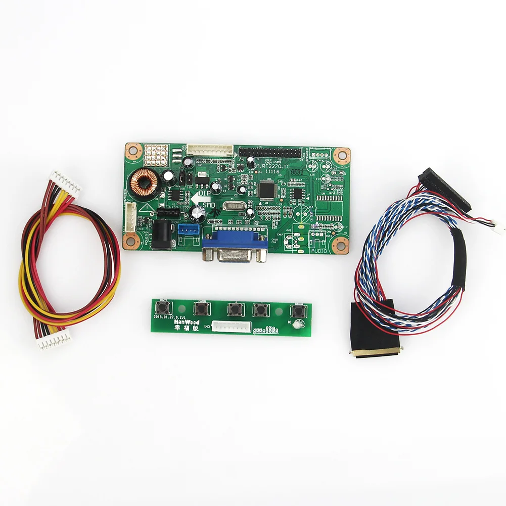 

For LP156WH2(TL)(EA) B156XW04 V.0 M.RT2270 LCD/LED Controller Driver Board(VGA) LVDS Monitor Reuse Laptop 1366x768