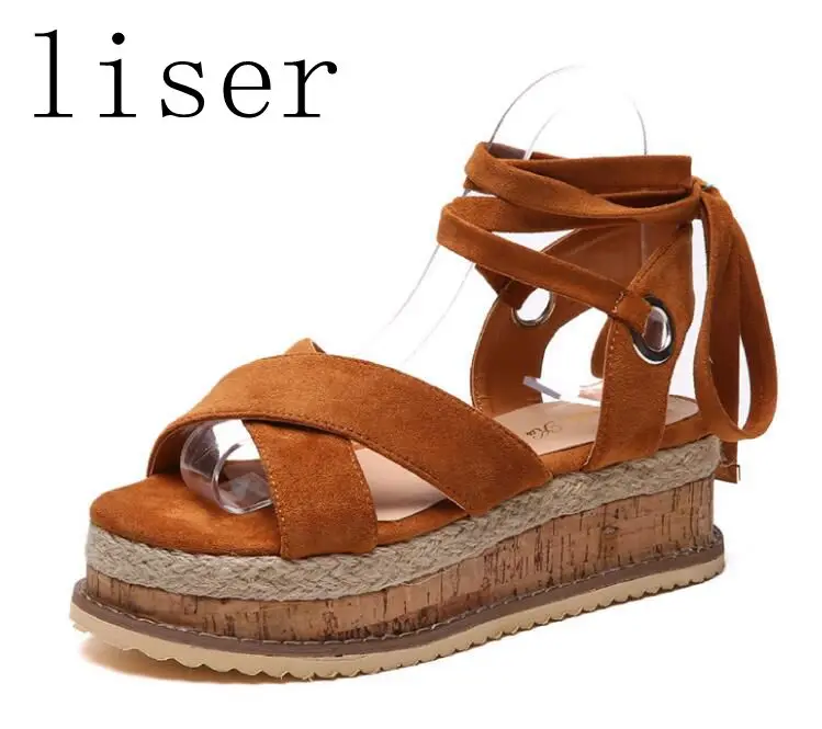 lace up gladiator platform sandals