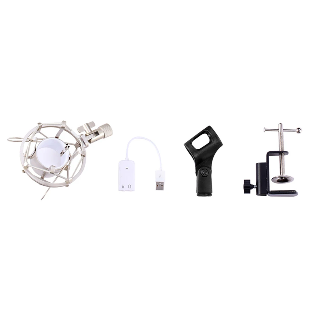 

BM800 Condenser Microphone Kit Shock Mount Pop Filter