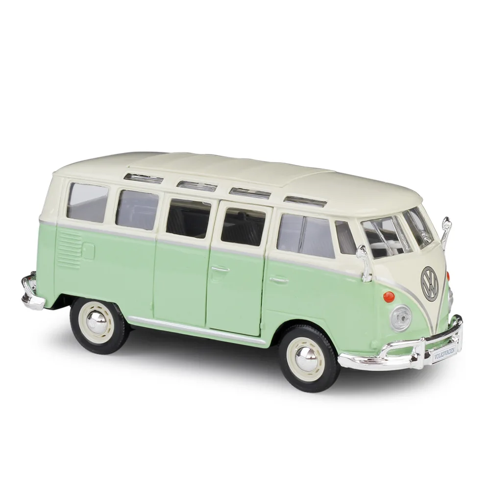 

1:24 Die cast Car Models mkd3 Collection Alloy Vehicles Sports Cars Toys for Children Bithday Gift Volkswagens VAN SAMBA Bus