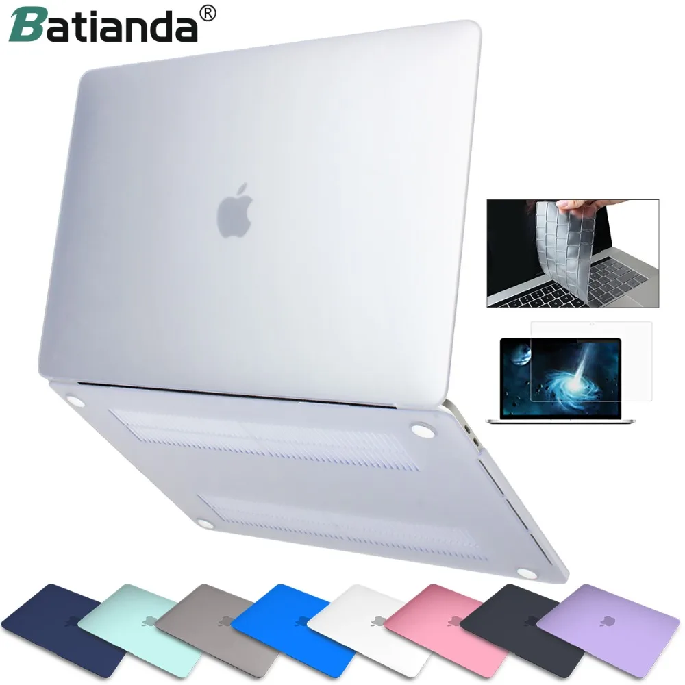 Batianda Laptop Case for Apple Macbook Air Pro Retina 11 12 13 15 inch Sleeve Cover for macbook New Air 13 inch Keyboard Cover