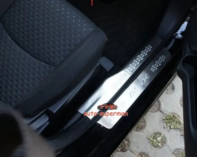 Накладка на порог для Мицубиси ASX RVR Outlander sport 2011 2012
