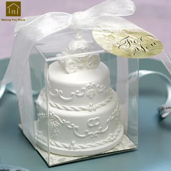 

Romantic Creative Cake Candle Favors Smokeless Bougie Mariage Velas Birthday Party Candle Making Wedding Gift Night Light JKK242