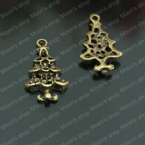 

Wholesale Antique Bronze 21*12mm Christmas tree Alloy Charms Pendants Diy Fashion Jewelry Findings Accessories 50 pieces(JM2775)