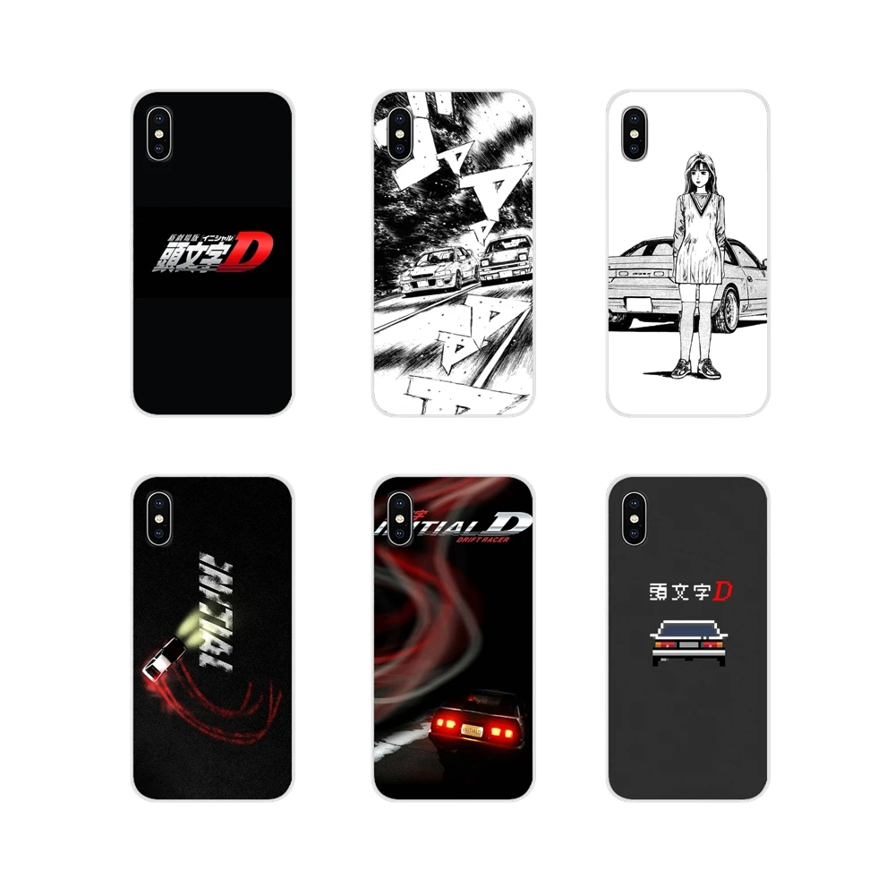 

INITIAL D Lovely Design For Xiaomi Mi6 A1 5X 6X Redmi Note 5 5A 4X 4A 4 3 Plus Pro pocophone F1 Accessories Phone Cases Covers