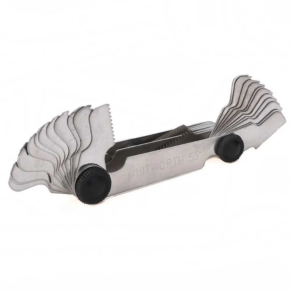 1pc 52 Blade Thread Metric Pitch Gauge 60 Degree Whitworth Screw Gage