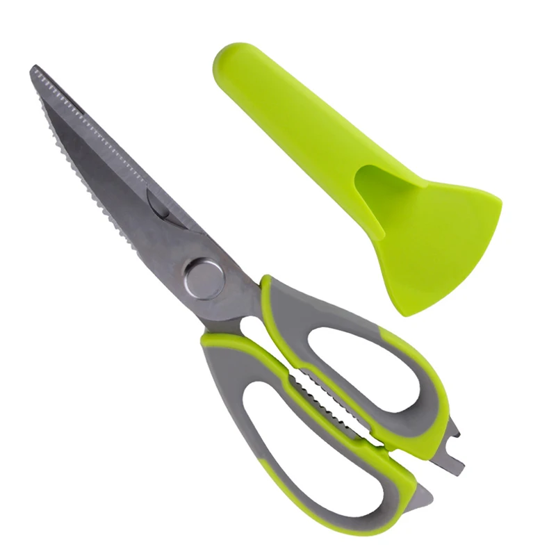 1pc Multifunctional Stainless Steel Poultry Kitchen scissor Nutcracker