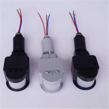

2PCS/LOT New Motion Sensor Light Switch Outdoor AC 220V Automatic Infrared PIR Motion Sensor Switch for LED Light