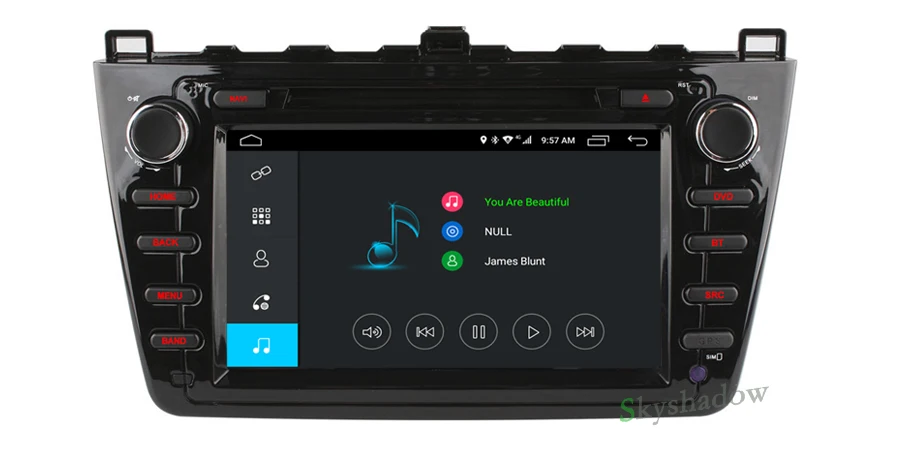 Best C500 1024*600 4G SIM Quad Core Android 6.0 car DVD Player gps For Mazda 6 2008 2009 2010 2011 2012 wifi Radio 2GB RAM Bluetooth 5