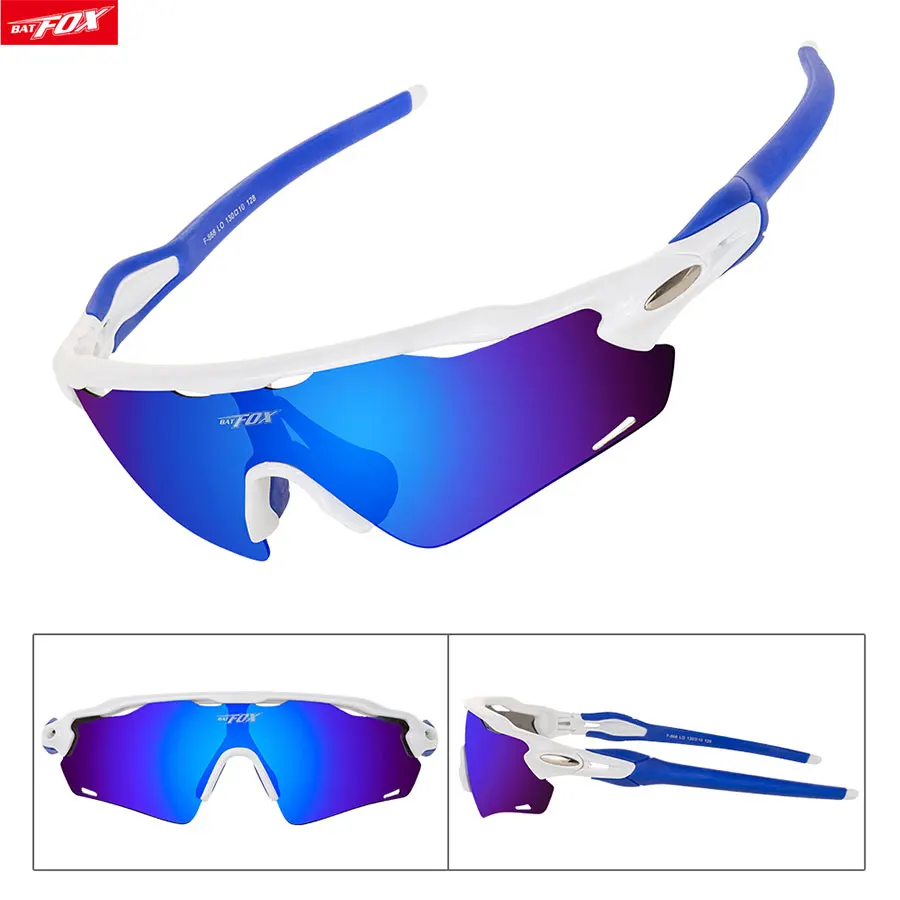 BATFOX защитные велосипедные очки, очки для горного велосипеда, 3 линзы, уличные спортивные очки, солнцезащитные очки для езды на мотоцикле, велосипеде, солнцезащитные очки