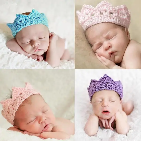knitted crown headband