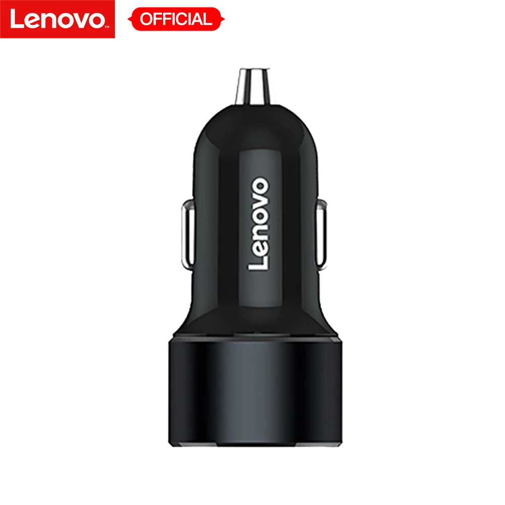 

Lenovo HC12 Smart USB Car Charger 2-Port 2.4A Fast Quick Charge Metal DC 12-24V Dual USB Charge For Consumer Electronics
