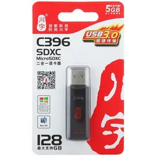 USB 3,0 Супер скорость 5 Гбит/с USB 3,0 Micro SDXC SD TF кардридер адаптер для sd-карты MicroSD TF карта SDHC Micro SDXC до 128 ГБ