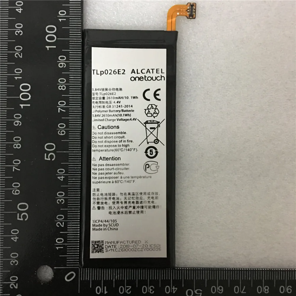 2610 мА/ч, TLp026EJ батарея для ALCATEL ONE TOUCH IDOL 4 6055K TLp026E2 OT-6055 Idol 4 6055B 6055H 6055U 6055Y чехол для телефона