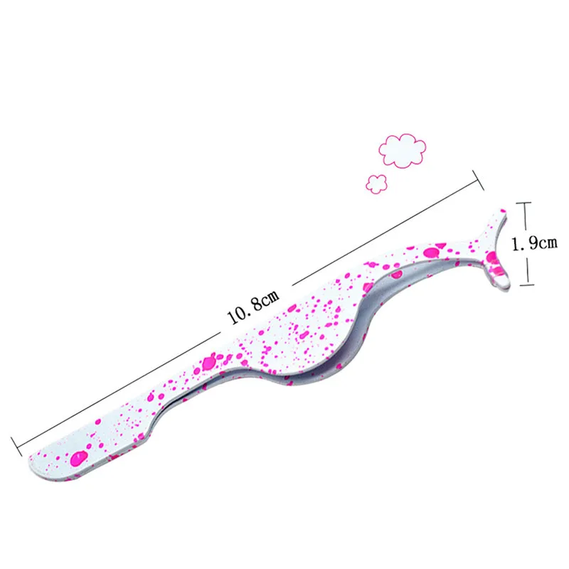 1 шт. из нержавеющей стали для завивки накладных ресниц, накладные ресницы для наращивания, аппликатор для удаления, пинцет с зажимом, щипцы, инструмент для красоты, maquiagem