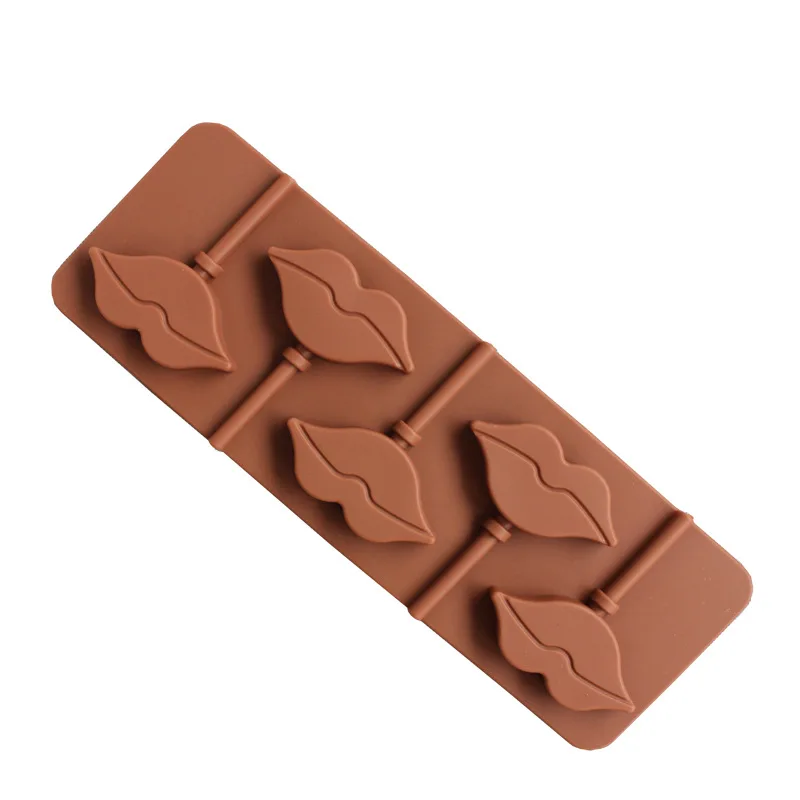 1 шт. пищевой силиконовый материал, форма губ для шоколадного леденца, инструменты для торта, печенье, желе, форма для льда M028
