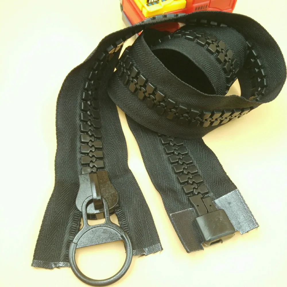 

Free Shiping 20# Extra Big Size Black Resin Opening Zipper 70cm 75cm For DIY Sewing Repair Bags Clothes Accessories Allow Custom