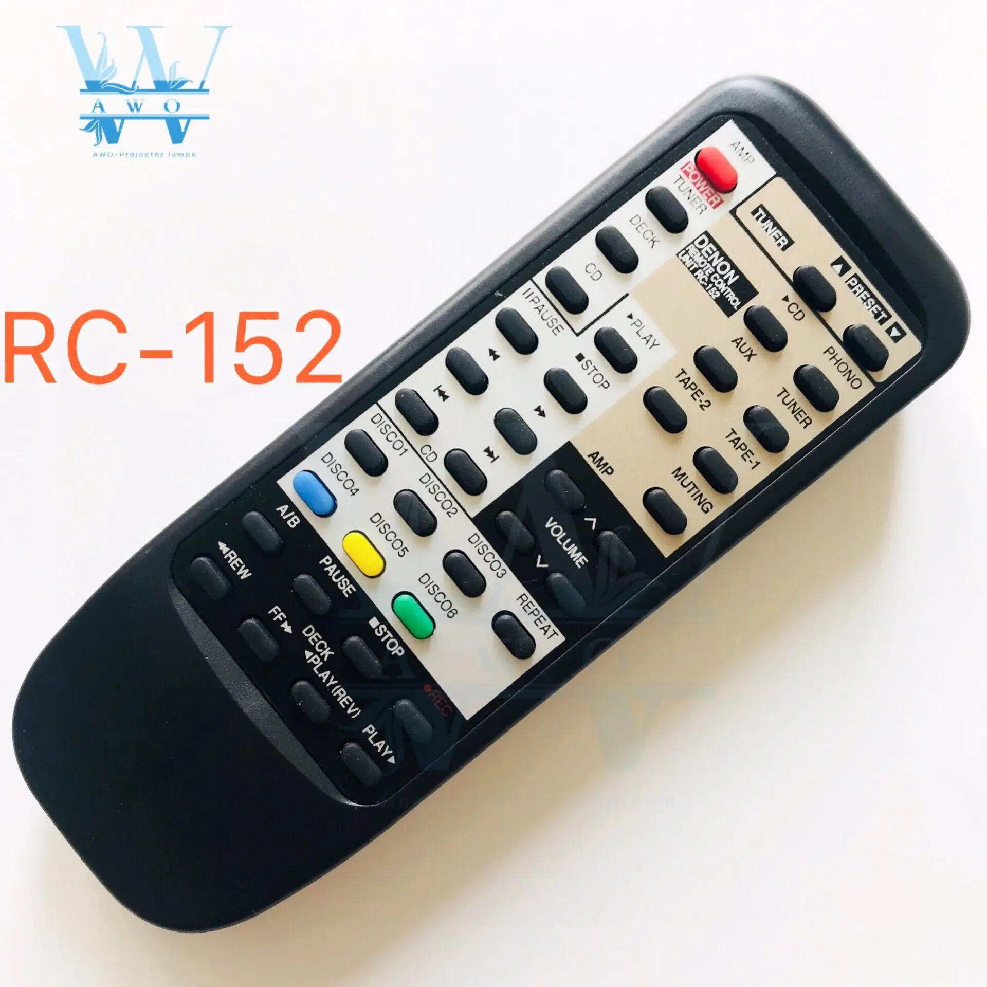 

1PCS New RC-152 Audio Power Amplifier Remote Control For Denon CD Remote Controller PMA-680R PMA-735 PMA-880R PMA-425R