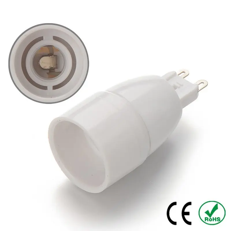 200pcs G9 to E14 Lamp Holder Converter Adapter Lamp Base Socket Light