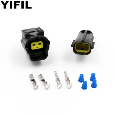 

2 Pin/Way Male Female Intake Air Temp (IAT) Water Temperature Sensor Connector Plug For Toyota Mazda RX7 FD 174352-2 174354-2