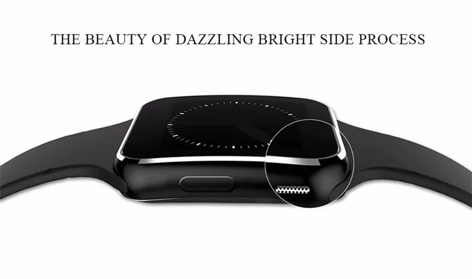 Bluetooth Smart Watch  Electronics Pedometer Wearable Devices Health Fitness Sport Watches For iOS Android Phone With Camera TF SIM Card slot X6  Support Facebook Whatsapp Xiaomi Samsung  (8)