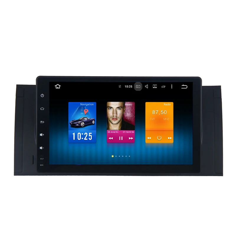 Cheap Octa core PX5 Android 8.0 car radio gps for BMW 5 series E39 E53 X5 M5 with 4+32G wifi 4g usb Auto Stereo 1