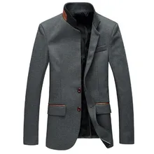 Повседневный костюм для мужчин, Новое поступление, мужской осенний Весенний костюм, модные костюмы, высокое качество, тонкий костюм, блейзеры, пальто со стоячим воротником, Gent Life