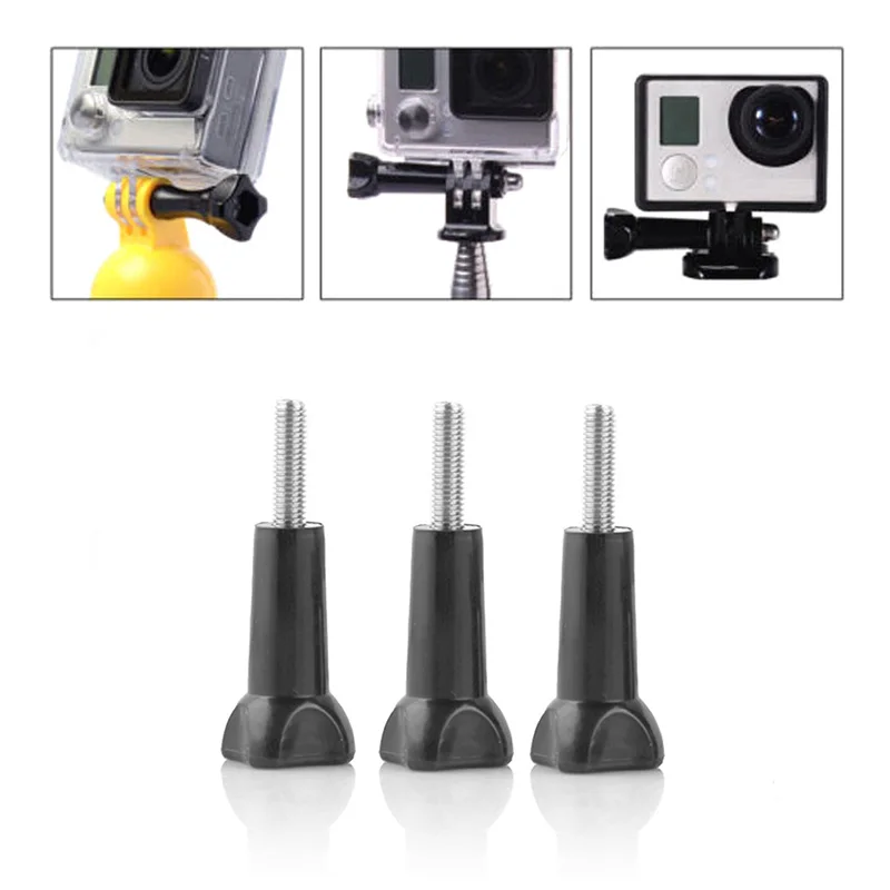 

100X Screw Screws mount for GoPro Go Pro Hero 7 6 5 4 3+ 3 2 SJ4000 SJ5000 SJCAM for Xiaomi Yi camera accessories