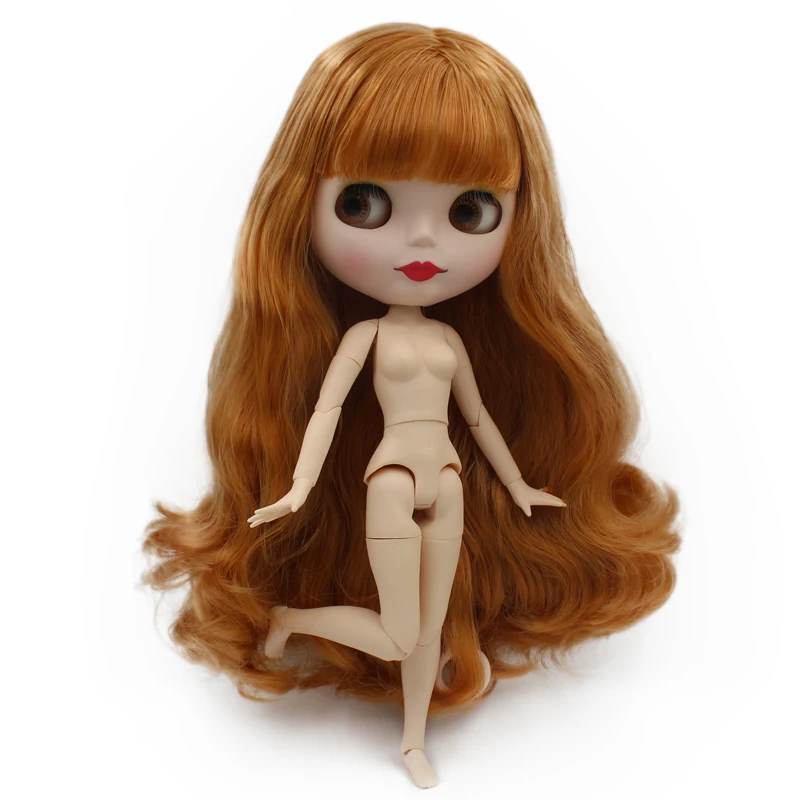 Шарнирная кукла Blyth, Neo Blyth кукла Обнаженная Заказная матовое лицо куклы можно изменить макияж и платье DIY, 1/6 шарнирные куклы NO49