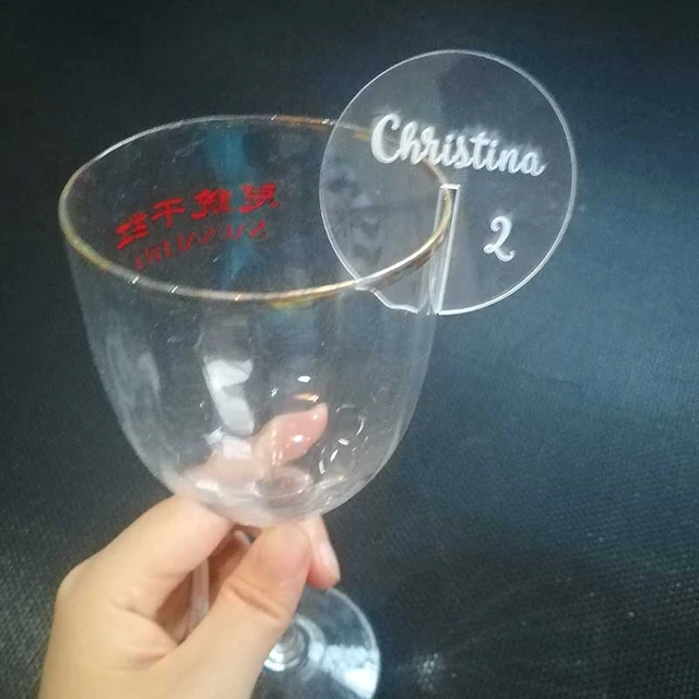 Mirrored Acrylic Drink Stirrer, Personalised